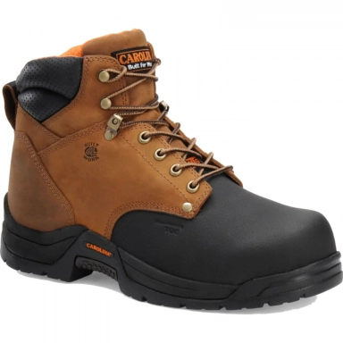 Carolina Mens 6 Inch Composite Toe Premium Leather Work Boot Brown
