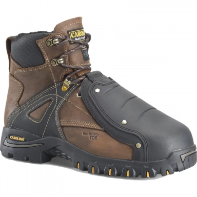 Carolina Mens 6 Inch Brown Leather Composite Toe Metguard Work Boot