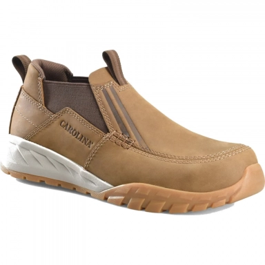 Carolina Mens Premium Leather Composite Toe Work Shoe Tan