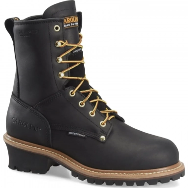 Carolina Mens 8 Inch Steel Toe Waterproof Insulated Logger Work Boot