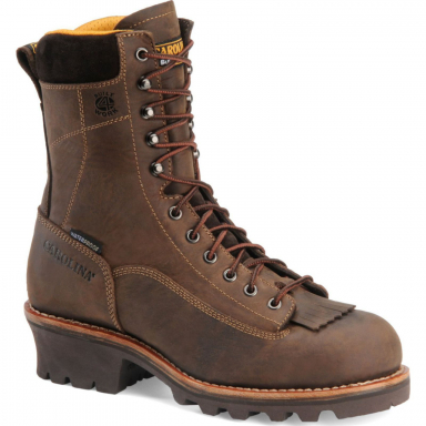 Carolina Mens 8" Birch Waterproof Lace-to-Toe Logger Boot CA7022