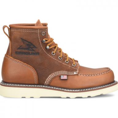 Carolina Mens Soft Toe Premium Leather Work Boot