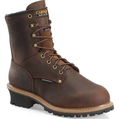 Carolina Mens 8" Waterproof Insulated Steel Toe MetGuard Logger CA7821
