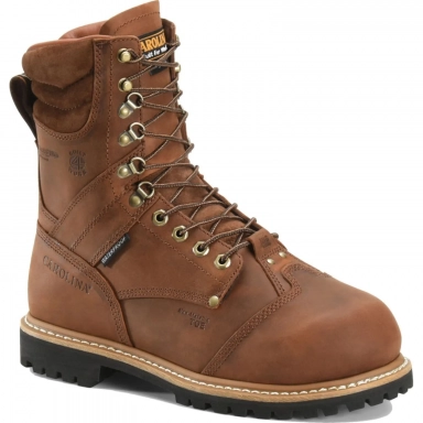 Carolina Mens 8 Inch Composite Toe Waterproof Insulated Work Boot