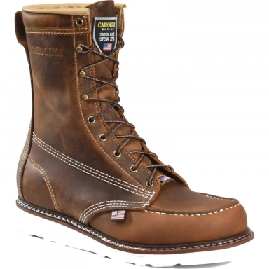 Carolina Mens 8 Inch Steel Toe Union Built Moc Work Boot Style