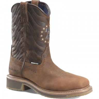 Carolina Mens 10 Inch Brown Leather Composite Toe Premium Edition