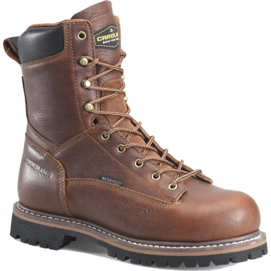 Carolina Mens 8 Inch Composite Toe Waterproof Lace-To-Toe Work Boot