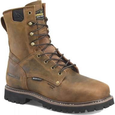 Carolina Mens 8 Inch Brown Premium Leather Composite Toe Work Boot 8in