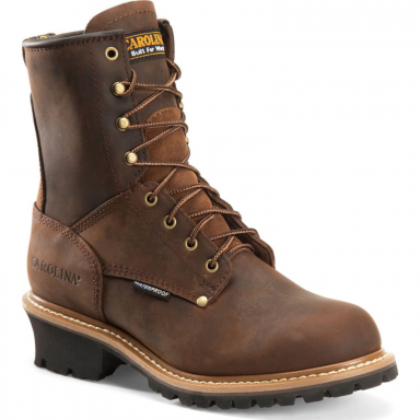 Carolina Mens 8" Elm Steel Toe Waterproof Logger Boot CA9821