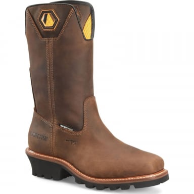 Carolina Mens 12" Coppice Wellington Waterproof Comp Square Toe Logger Boot CA9833