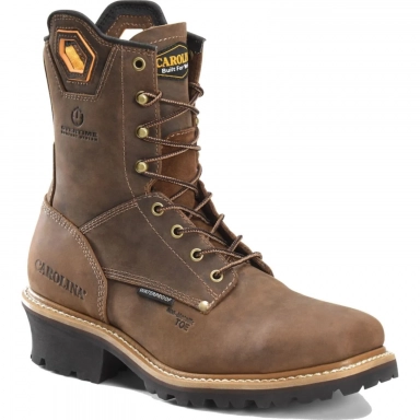 Carolina Mens 8 Inch Composite Toe Waterproof Logger Work Boot Style