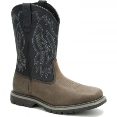 Caterpillar Mens Colorado Frontier Charcoal Grey Casual Work Boot