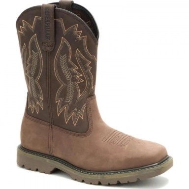 Caterpillar Mens Colorado Frontier Chicory Coffee Casual Work Boot