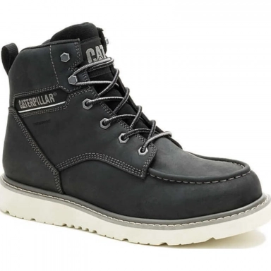Caterpillar Mens Reclaimer Wedge Waterproof Black Work Boot