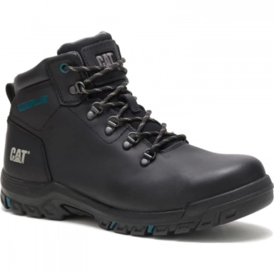 Caterpillar Womens Mae Steel Toe Waterproof Work Boot Black