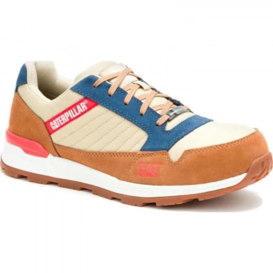 Caterpillar Mens Calibrate Steel Toe Work Shoe