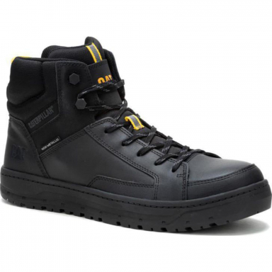 Caterpillar Mens Streamline Court Mid Composite Toe Black Shoes P91521