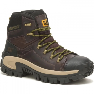 Caterpillar Mens Invader Waterproof Composite Toe Work Boot