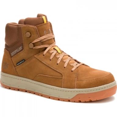 Caterpillar Mens Streamline Court Mid Composite Toe Chipmunk Work Shoe