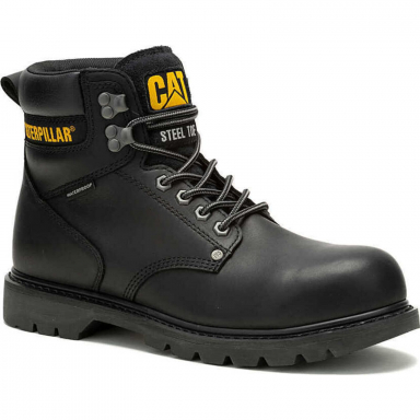 Caterpillar Mens Second Shift Waterproof Steel Toe Work Boot