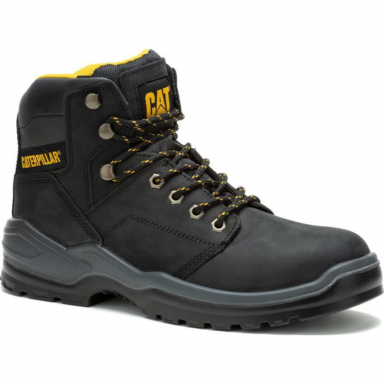 Caterpillar Mens Striver Steel Toe Black Boots