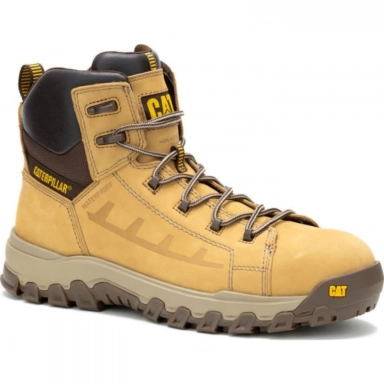 Caterpillar Mens Threshold Rebound Waterproof Nm Composite Toe Honey