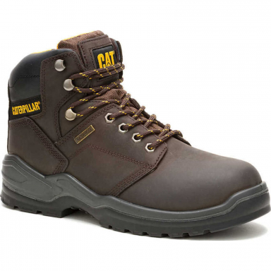 Caterpillar Mens Striver Waterproof Steel Toe Mens Brown