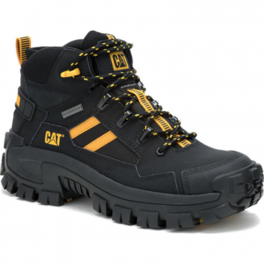 Caterpillar Mens Invader Mid Vent Composite Toe Waterproof Black/Black
