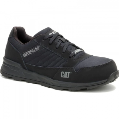 Caterpillar Mens Venward Composite Toe Work Shoe Black