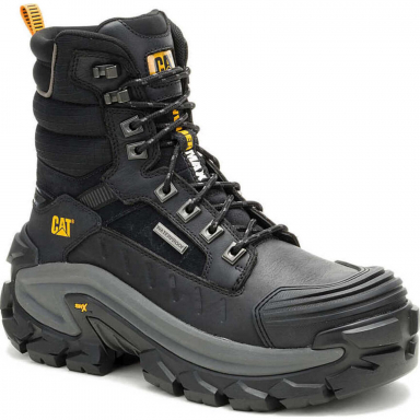 Caterpillar Mens Invader Max Composite Toe 8 Waterproof Black Work