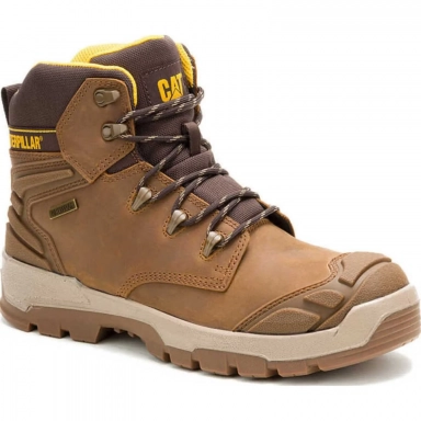 Caterpillar Mens Striver Xl 6 Steel Toe Waterproof Pyramid Work Boot