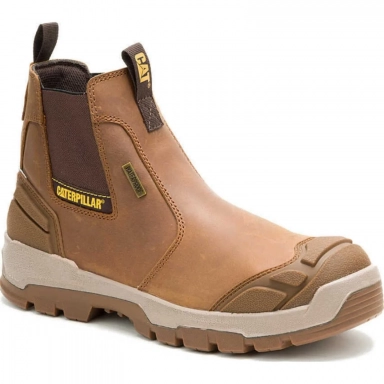 Caterpillar Mens Striver Xl Steel Toe Waterproof Pyramid Chelsea Boot
