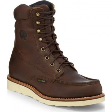 Chippewa Mens 8 Edge Walker Waterproof Lace Up Wedge Work Boot