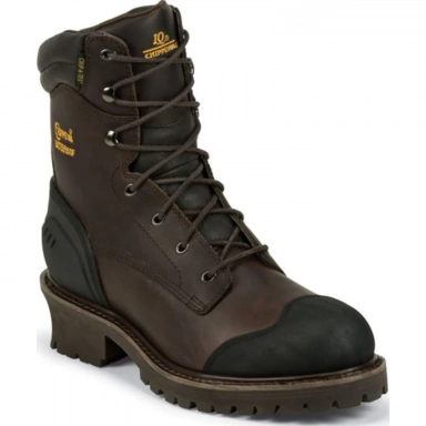 Chippewa Mens 8 Aldarion Waterproof Comp Toe Insulated Logger Work