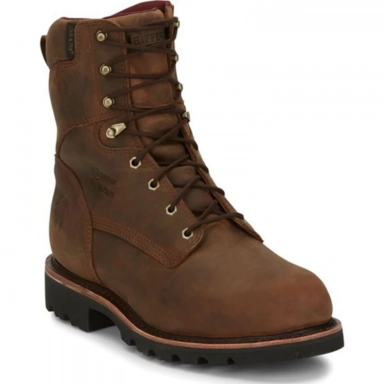 Chippewa Mens 8 Super DNA Waterproof Steel Toe Insulated Work Boot