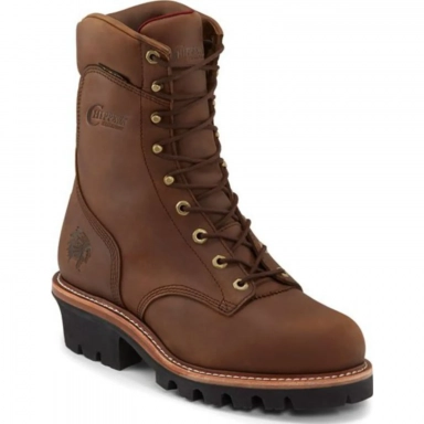 Chippewa Mens 9 Super DNA Waterproof Steel Toe Insulated Logger Work