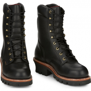 Chippewa Mens Super Dna 9" Waterproof Steel Toe Insulated Logger 59410
