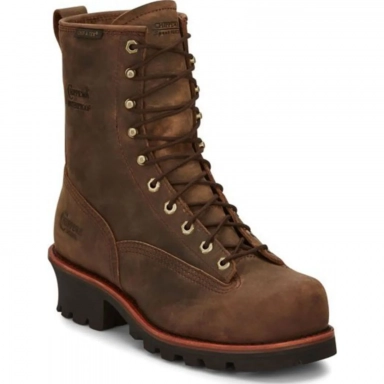 Chippewa Mens 8 Paladin Waterproof Insulated Steel Toe Logger Work MW