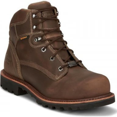 Chippewa Mens Serious Plus 6" Waterproof Comp Toe Met Guard Puncture Resisting Boot