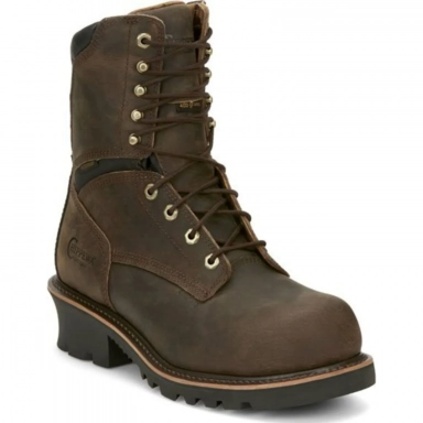 Chippewa Mens 9 Sador Waterproof Insulated Comp Toe Logger Work Boot