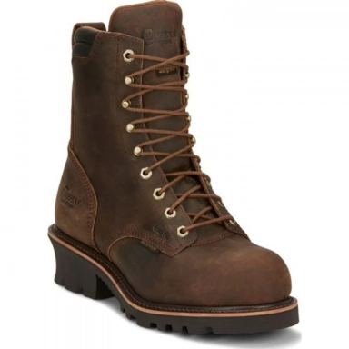 Chippewa Mens 8 Valdor Waterproof Comp Toe Insulated Logger Work Boot