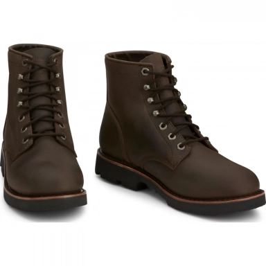 Chippewa Mens 6" Classic 2.0 Pecan Brown Limited Edition Work Boot