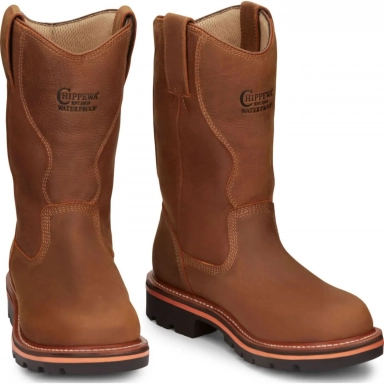 Chippewa Mens 11" Thunderstruck Waterproof Work Boot Blonde