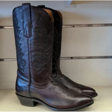 Corral Mens Black Cherry Round Toe Cowboy Boot A3296