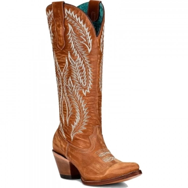 Corral Womens Golden Embroidery Boot