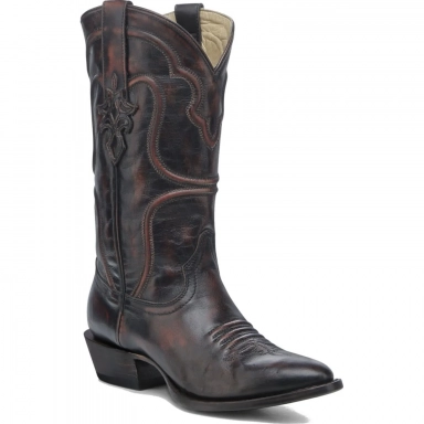 Corral Mens Black-Shedron Embroidery J Toe Boot