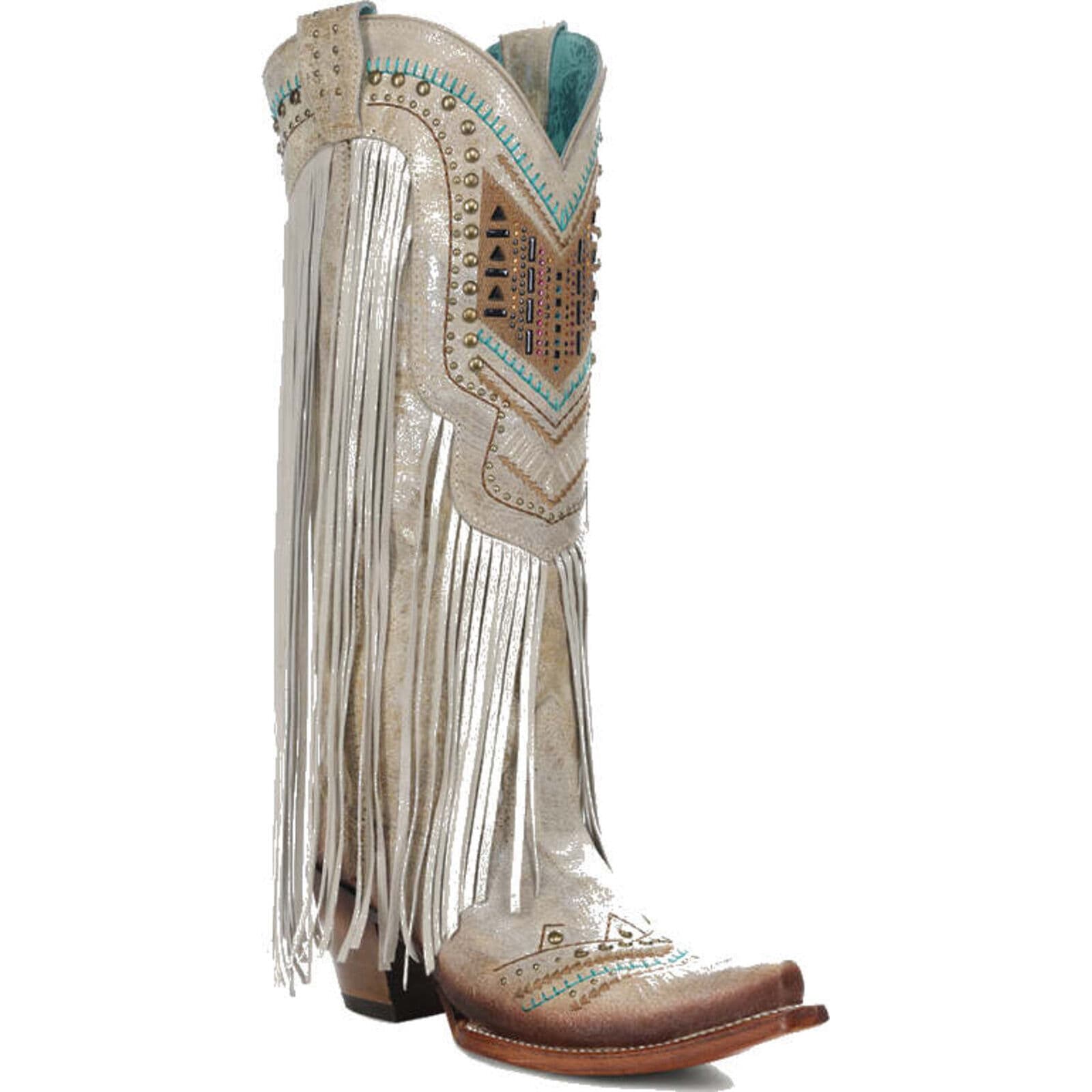 fringe corral boots