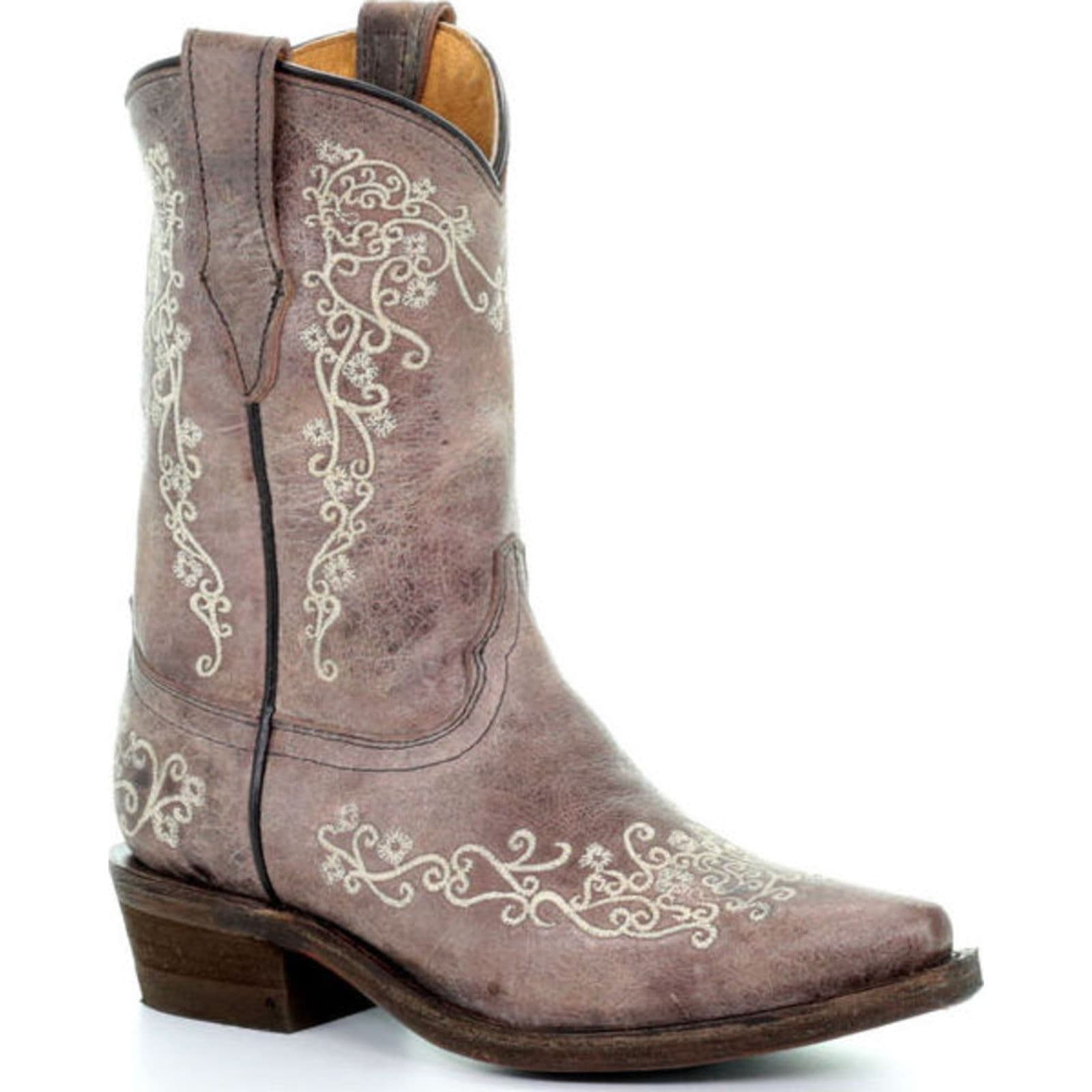 Corral crater bone embroidery boot square toe hotsell