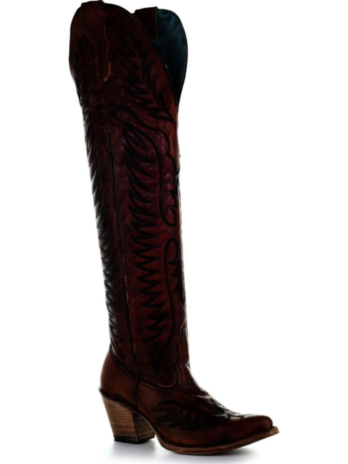 womens cognac tall boots