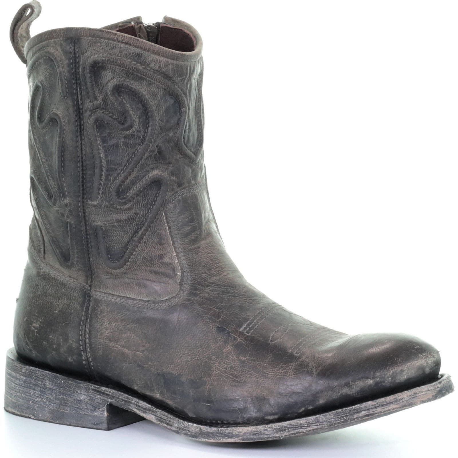 grey western boots